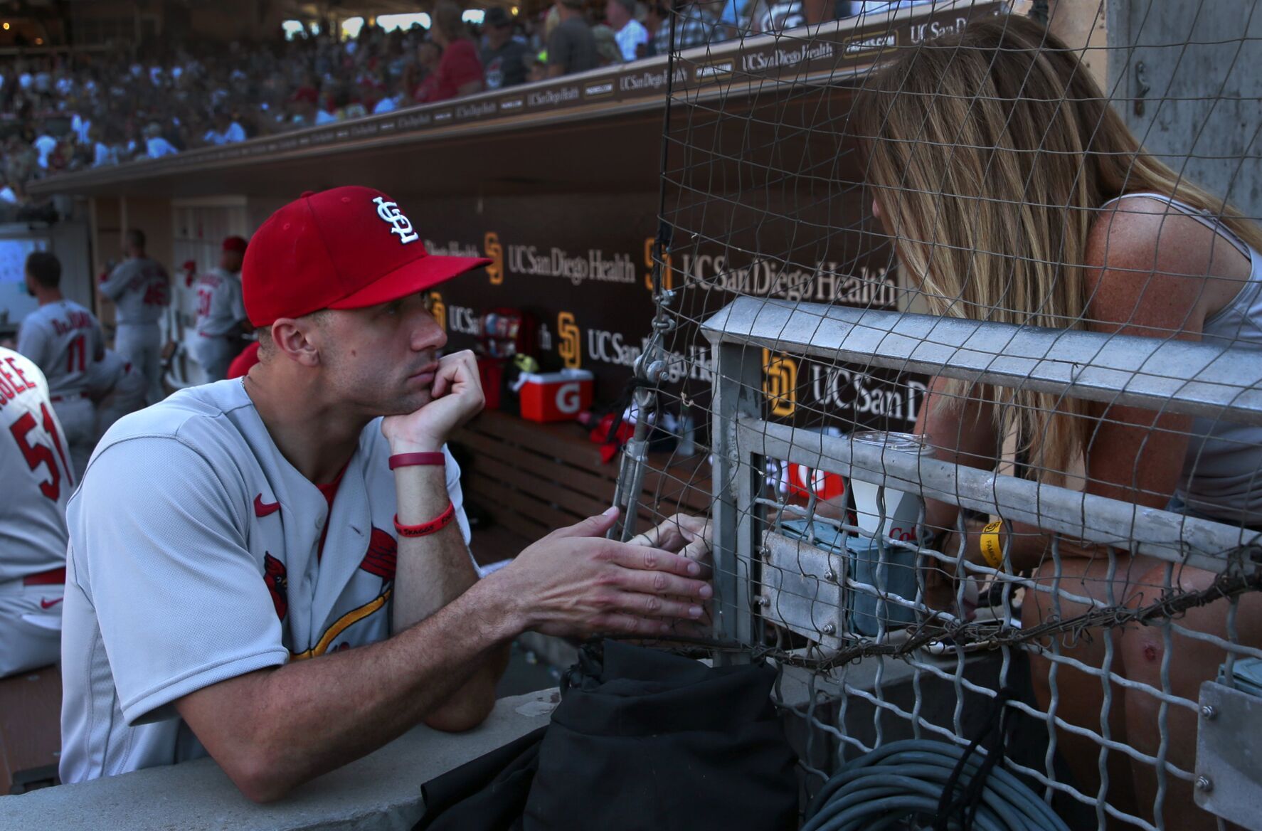 Cardinals take one from Padres 5-4 off Donovan grand slam